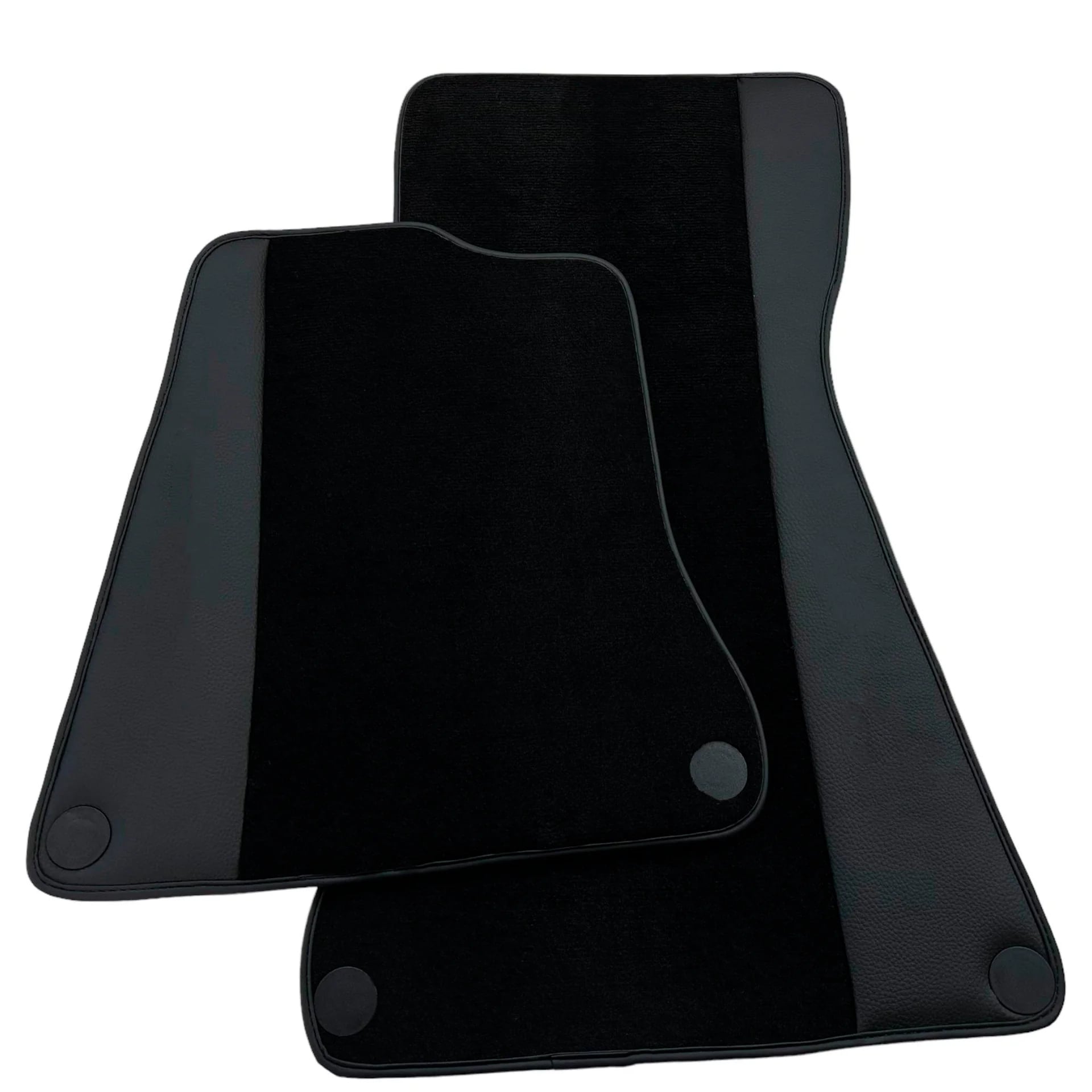 Black Floor Mats for McLaren 570S (2015-2021) with Leather