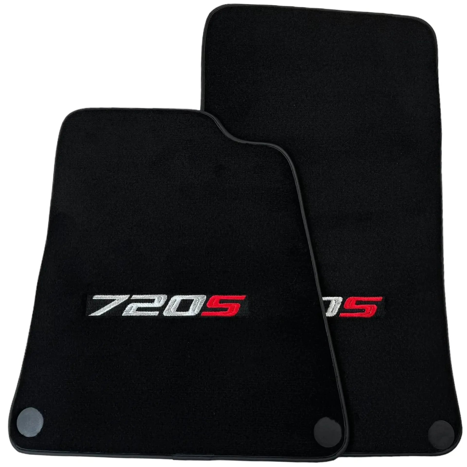 Black Floor Mats for McLaren 720S Tailored Carpets Set AutoWin