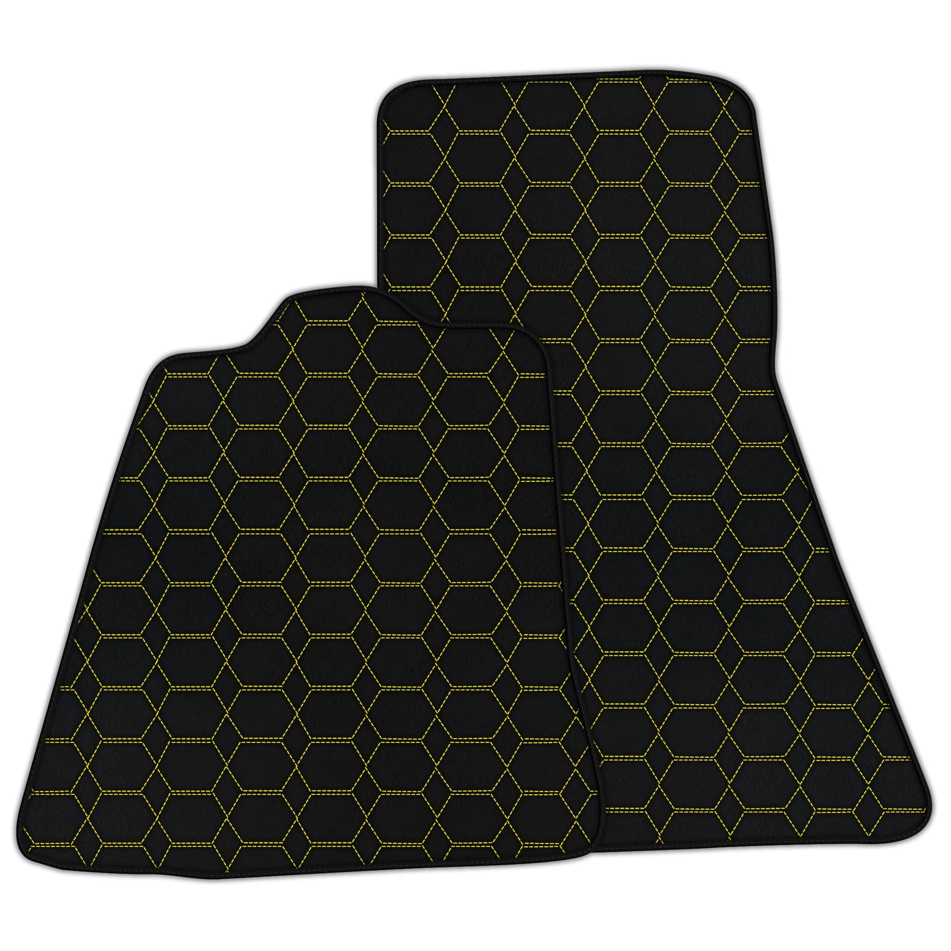 McLaren MP4-12C custom fit floor mats, premium quality with hexagonal design, ensuring precise fitment and durability.