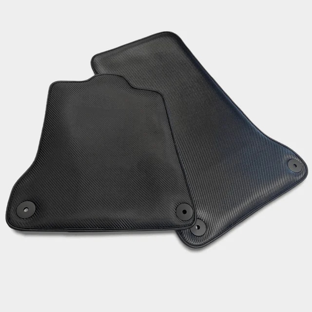 McLaren MP4-12C custom fit floor mats, premium quality, precise fitment, durable material, sleek black design.