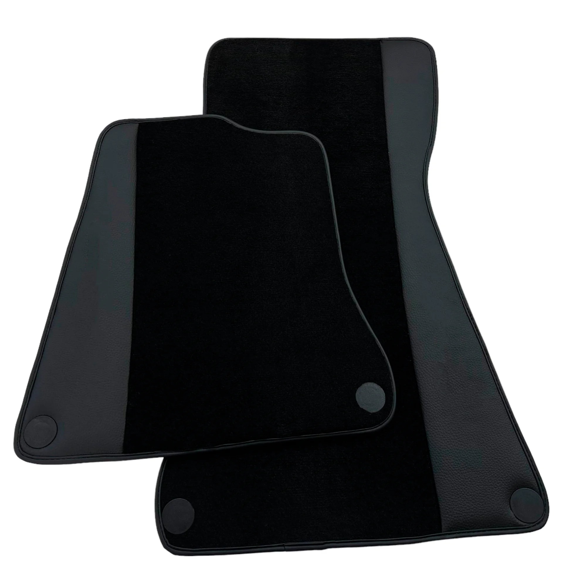 Black leather floor mats for McLaren P1 2013-2015